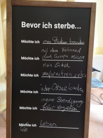 Bevor ich sterbe